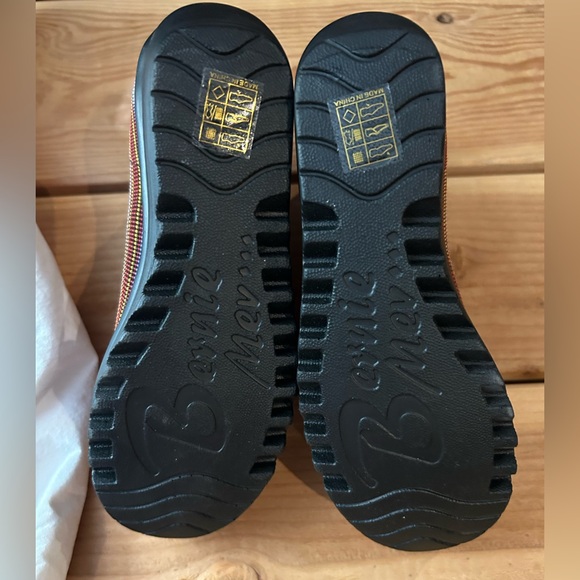 NEW BERNIE MEV Maile Boots Rainbow Stripe Wedges Platforms 38 - Picture 7 of 8